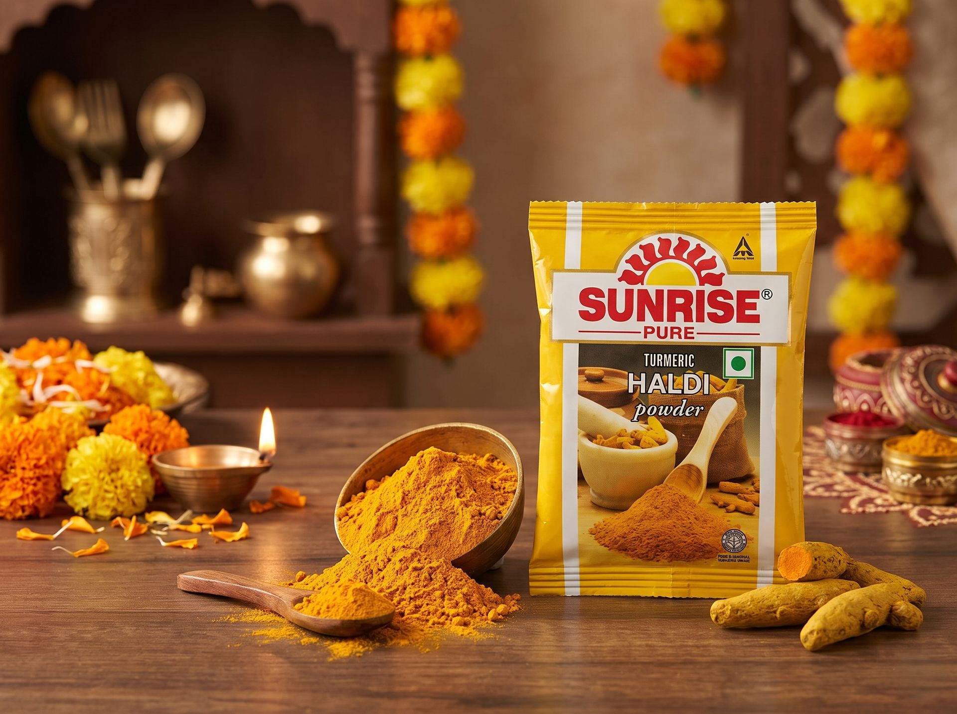 Haldi and devotional essentials
