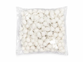 Pure Cotton Round Batti for Diya &ndash; Pack of 200 Pieces | White Cotton Wicks for Daily Puja & Aarti Detail