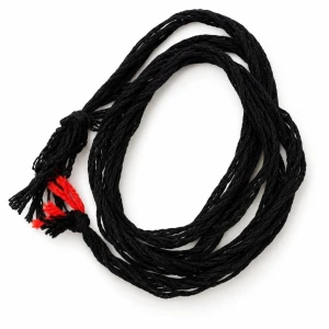 Black Cotton Dara Dor - Kamar Dhaga 34 CM for Puja & Festival (Pack of 5)